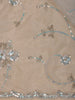 Light Blue Floral Motif Sequin Designed Organza Designer Saree - Diadem