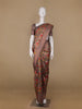 Light Copper Floral Designed Soft Silk Saree - Diadem