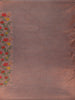 Light Copper Floral Designed Soft Silk Saree - Diadem