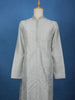 Light Grey Thread Embroidered Kurta Set , With Pant - Diadem