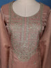 Light Peach Floral Designed Georgette Salwar Suit - Diadem