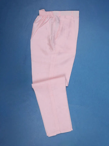 Light Pink Sequin Embroidered Brocade Kurta Pyjama - Diadem