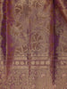 Light Purple Floral Woven Motifs Pure Kanchipuram Silk Saree - Diadem