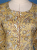 Light Yellow Cotton Floral Printed Salwar Suit - Diadem