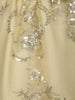 Light Yellow Floral Designed Party Gown for Girls - Diadem