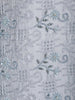 Light blue Floral Designed Jodhpuri Men's Suit - Diadem