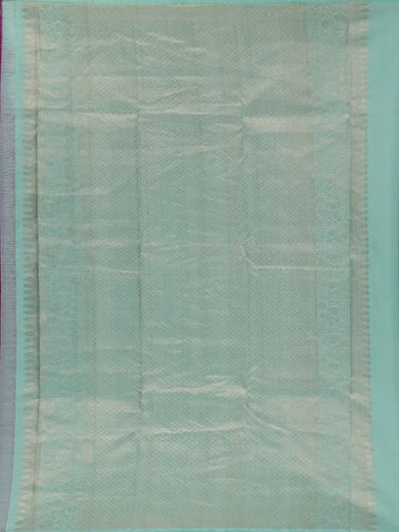 Magenta Purple Striped Woven Pure Kanchipuram Silk Saree - Diadem