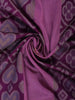 Magenta Purple floral Design Semi Tissue Saree - Diadem