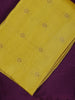Majestic Wine Antique Gold Zari Border Mysore Silk Saree - Diadem