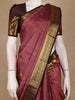 Maroon Butta Woven Design Pure Kanchipuram Silk Saree