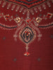 Maroon Floral Butta Design Silk Cotton Salwar Suit