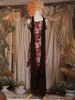 Maroon Floral Design Chiffon Palazzo Suit