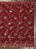 Maroon Floral Design Georgette Designer Saree - Diadem