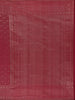 Maroon Floral Jaal Woven Pure Kanchipuram Silk Saree With Zari Border - Diadem