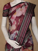 Maroon Floral Printed Kota Cotton Saree - Diadem