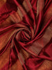 Maroon Geometric Woven Design Banarasi Silk Saree