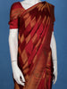 Maroon Geometric Woven Design Banarasi Silk Saree