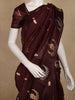 Maroon Paisley Butta Woven Design Banarasi Silk Saree