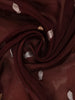 Maroon Paisley Butta Woven Design Banarasi Silk Saree