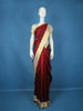 Maroon Paisley Motif Woven Pure Kanchipuram Silk Saree - Diadem
