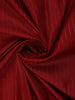 Maroon Striped Design Semi Silk Saree with Contrast Teal Blue Zari Border