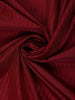 Maroon Stripes Woven Semi Silk Saree with Contrast Grey Zari Border