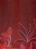 Maroon Floral Printed Shimmer Straight Cut Salwar Suit - Diadem