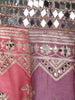Mauve Rose Floral Designed Mirror Work Silk Bridesmaid Lehenga - Diadem