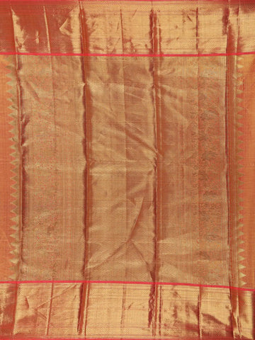 Mint Green Floral Woven Pure Tissue Silk Saree - Diadem