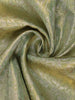 Mint Green Floral Woven Pure Tissue Silk Saree - Diadem