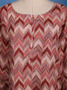 Multi-Color Zigzag Chevron Printed Cotton Kurti - Diadem