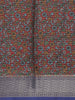 Multicolor Abstract Printed Design Mixed Cotton Fancy Saree with Zari Border