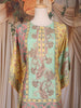 Multicolor Floral Design Crepe Kaftan Suit