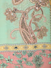 Multicolor Floral Design Crepe Kaftan Suit