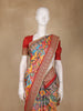 Multicolor Printed Design Banarasi Silk Saree