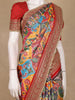 Multicolor Printed Design Banarasi Silk Saree
