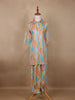Multicolor Abstract Designed Cotton Salwar Suit - Diadem