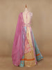 Multicolour Pearls And Mirror Work Bridesmaids Shimmer Lehenga - Diadem