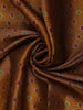 Mustard Pochampally Ikat Design Cotton Saree with Zari Border