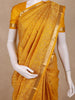 Mustard Yellow Butta Woven Design Kanchipuram Silk Saree