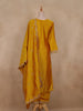 Mustard Yellow Embroidered Design Straight Cut Salwar Suit with Dupatta