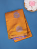 Mustard Yellow Floral Butta Woven Fancy Art Silk Saree