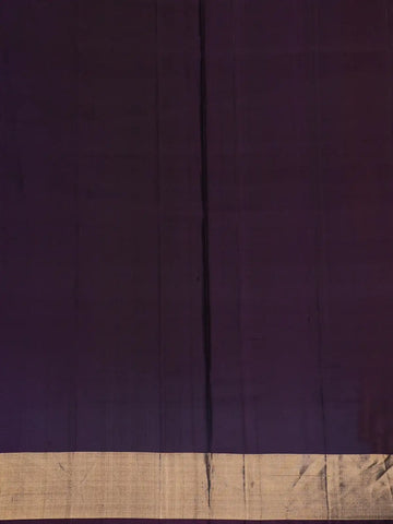 Mustard Yellow Solid Design Gold Zari Woven Soft Silk Saree - Diadem