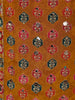 Mustard Yellow Floral Designed Semi Silk Salwar Suit - Diadem