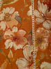 Mustard Yellow Floral Prints Cotton Straight Cut Salwar Suit - Diadem