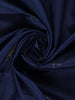 Navy Blue Floral Designed Semi Tussar Saree - Diadem