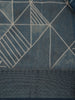 Navy Blue Geometric Printed Chandheri Cotton Saree