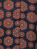 Navy Blue Mandala Floral Design Cotton Kurti