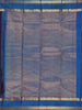 Navy Blue Floral Woven Pure Kanchipuram Silk Saree - Diadem