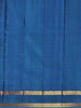 Navy Blue Floral Woven Pure Kanchipuram Silk Saree - Diadem